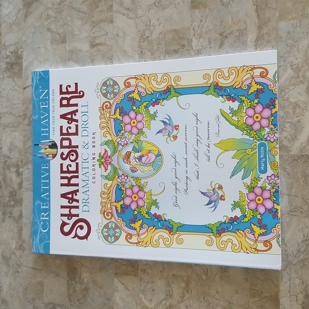Shakespeare Adult Coloring Book